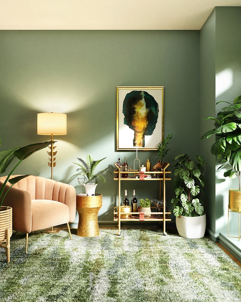 Intérieur lumineux contemporain