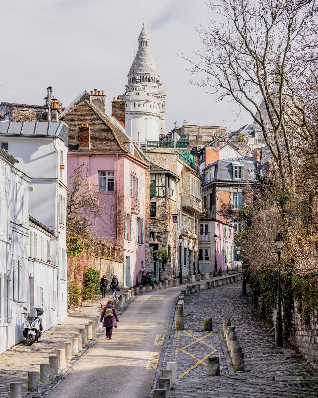 Rues colorées de Montmartre