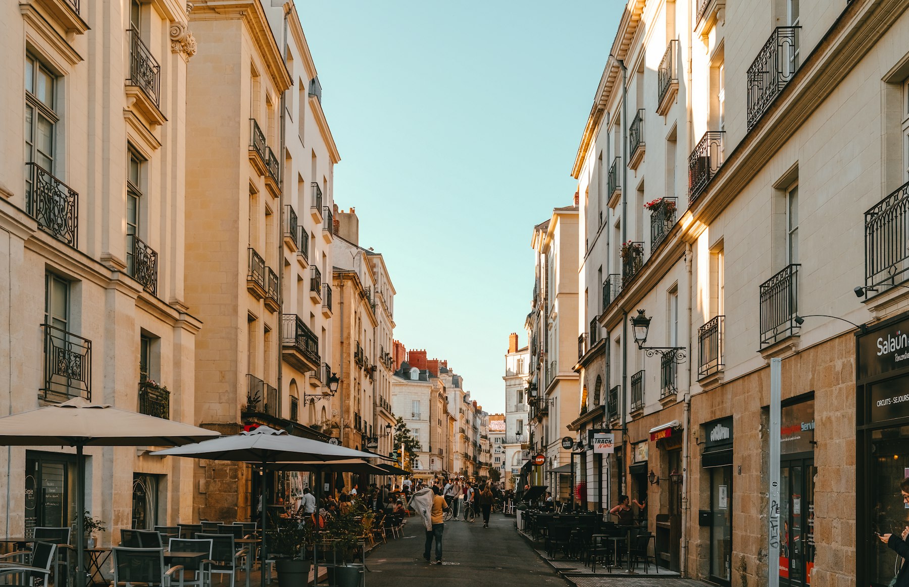 Rue du quartier Bouffay, centre médiéval