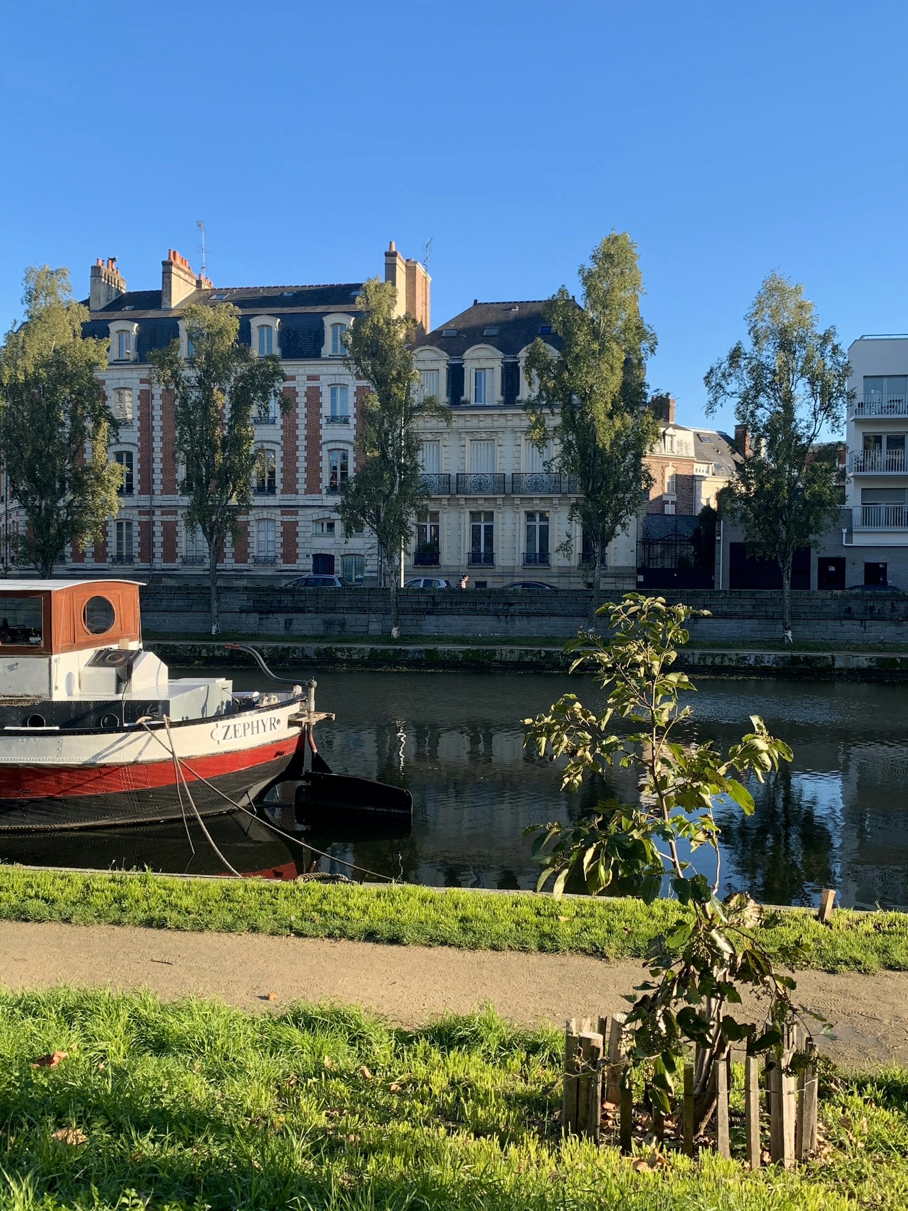 Quais de la Vilaine au coeur de Rennes