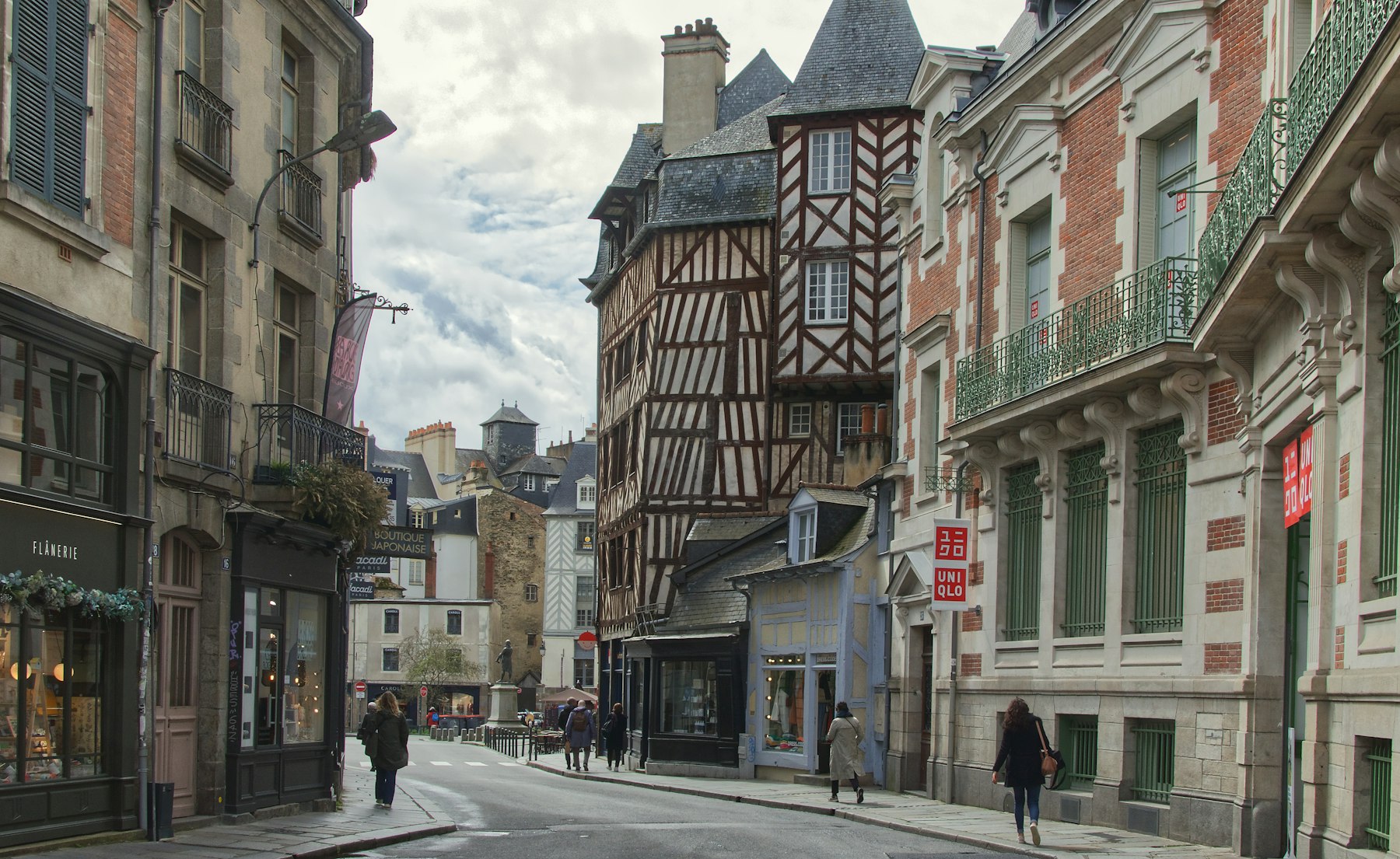 Rue piétonne du centre historique
